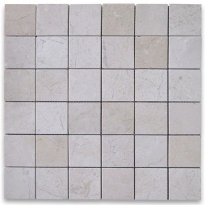 Kremowe marmurowe mozaiki Marfil